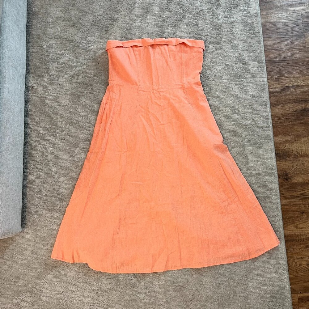 NWT Abercrombie Coral Midi Sundress